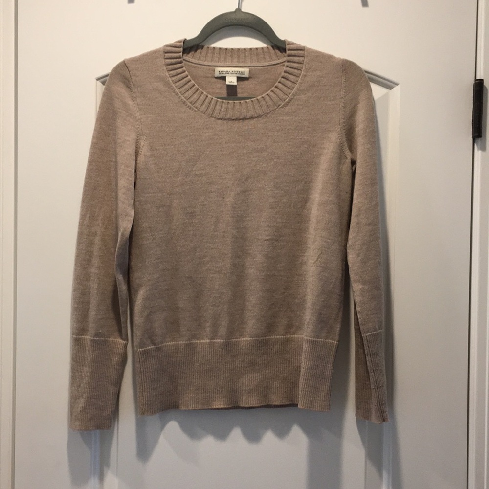 Banana Republic Crewneck Italian Merino Sweater